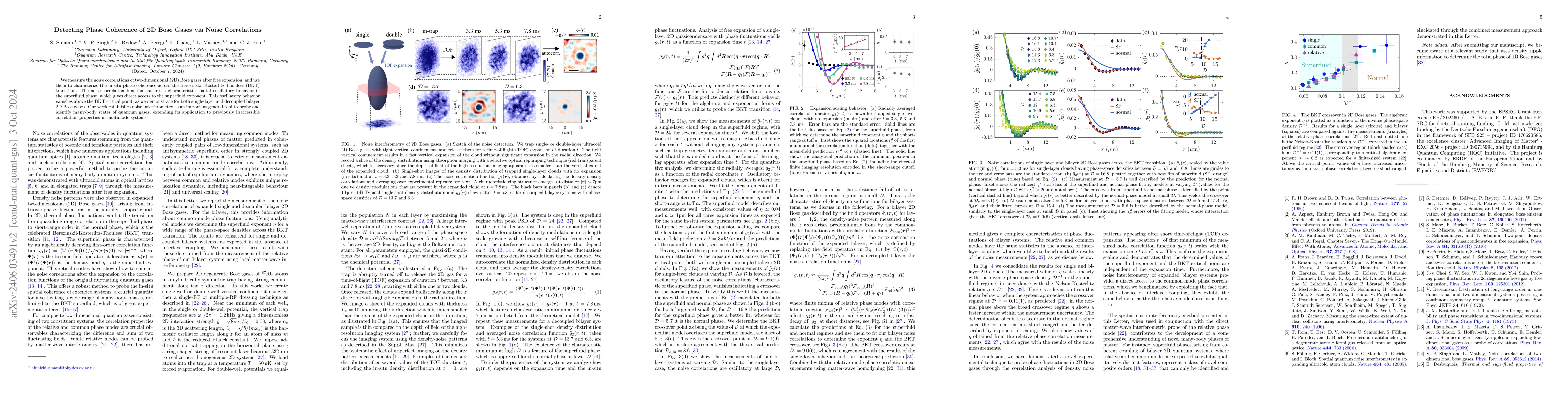 Thumbnail for Detecting Phase Coherence of 2D Bose Gases via Noise Correlations