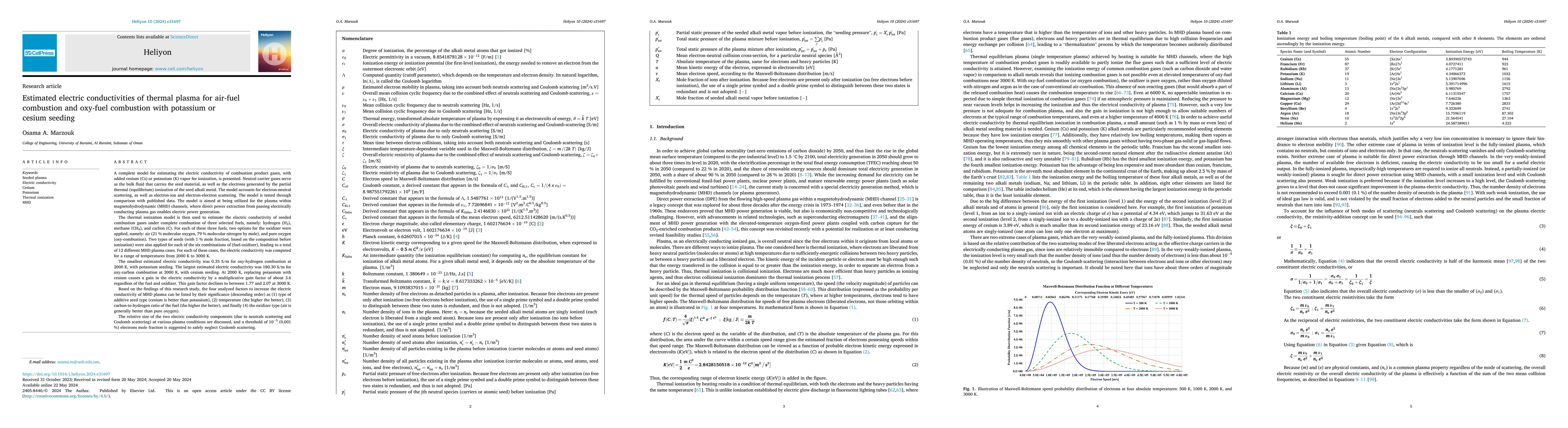 Thumbnail for Estimated electric conductivities of thermal plasma for air-fuel
  combustion and oxy-fuel combustion with potassium or cesium seeding