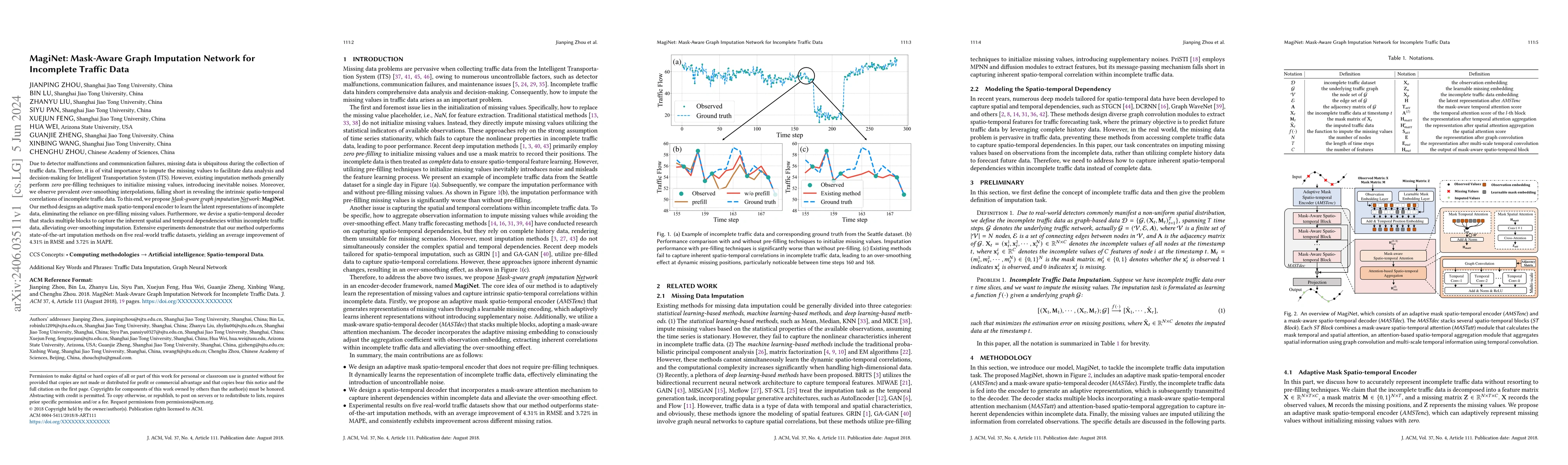 Thumbnail for MagiNet: Mask-Aware Graph Imputation Network for Incomplete Traffic Data