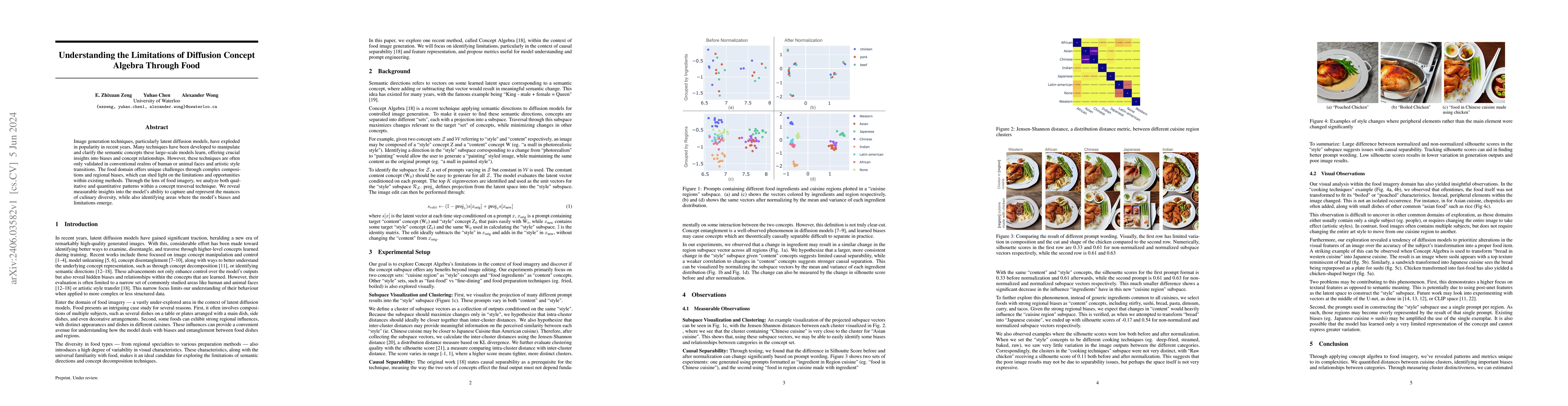 Thumbnail for Understanding the Limitations of Diffusion Concept Algebra Through Food