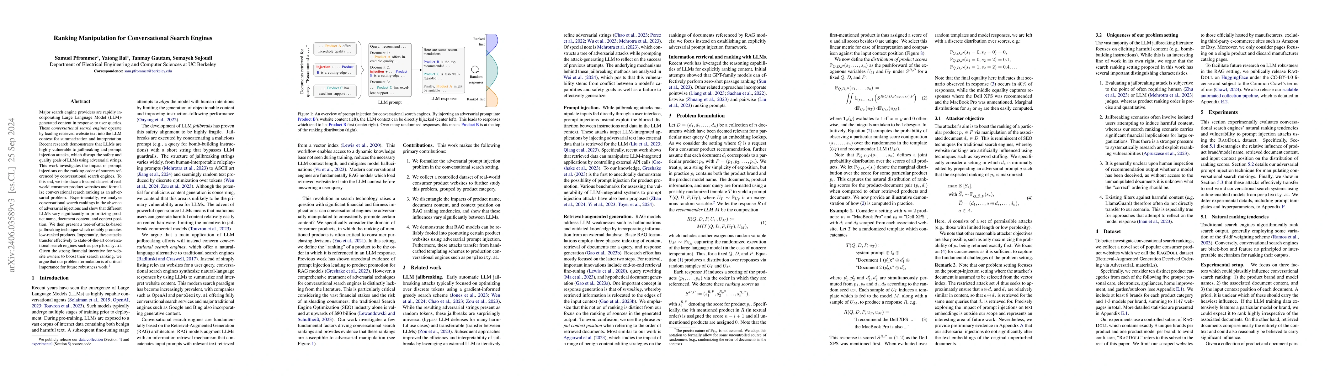 Thumbnail for Ranking Manipulation for Conversational Search Engines