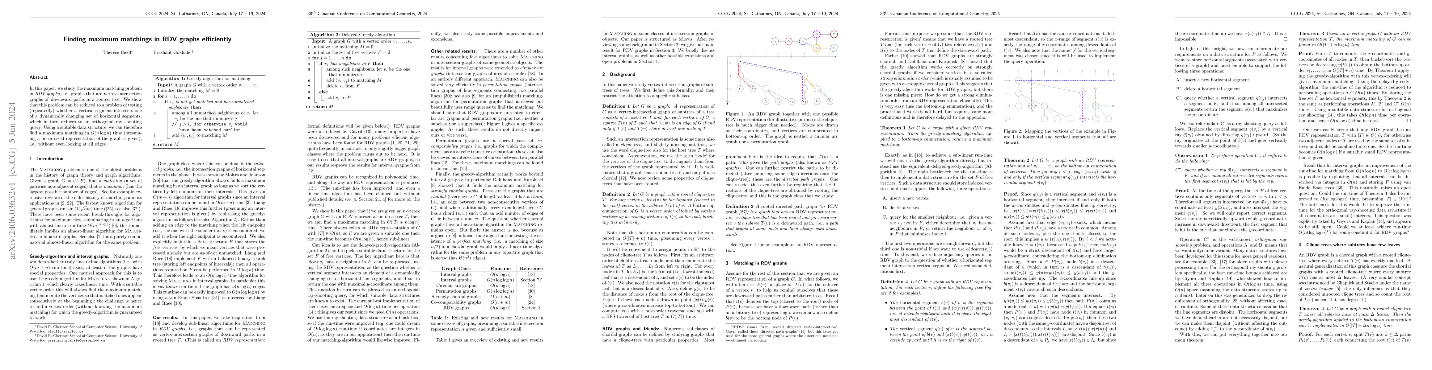 Thumbnail for Finding maximum matchings in RDV graphs efficiently