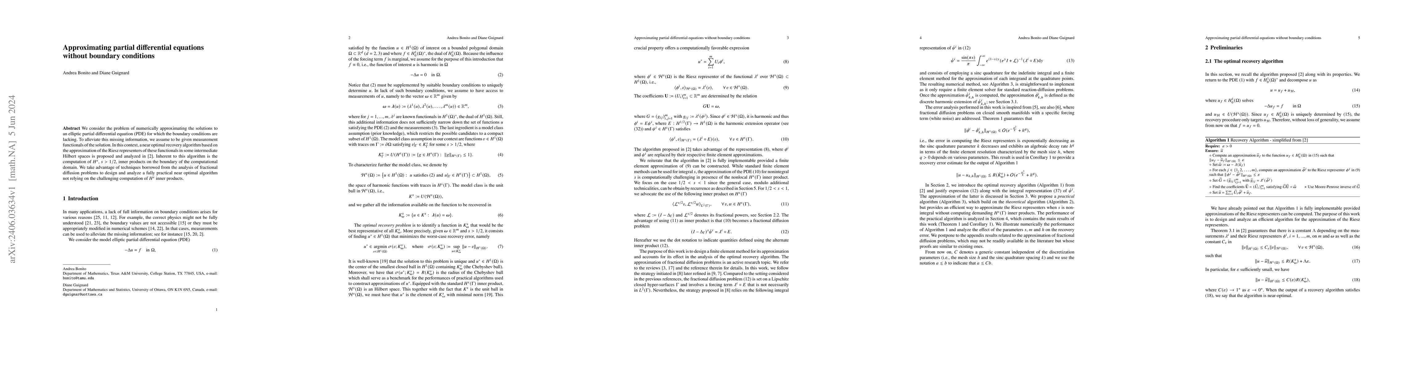 Thumbnail for Approximating partial differential equations without boundary conditions
