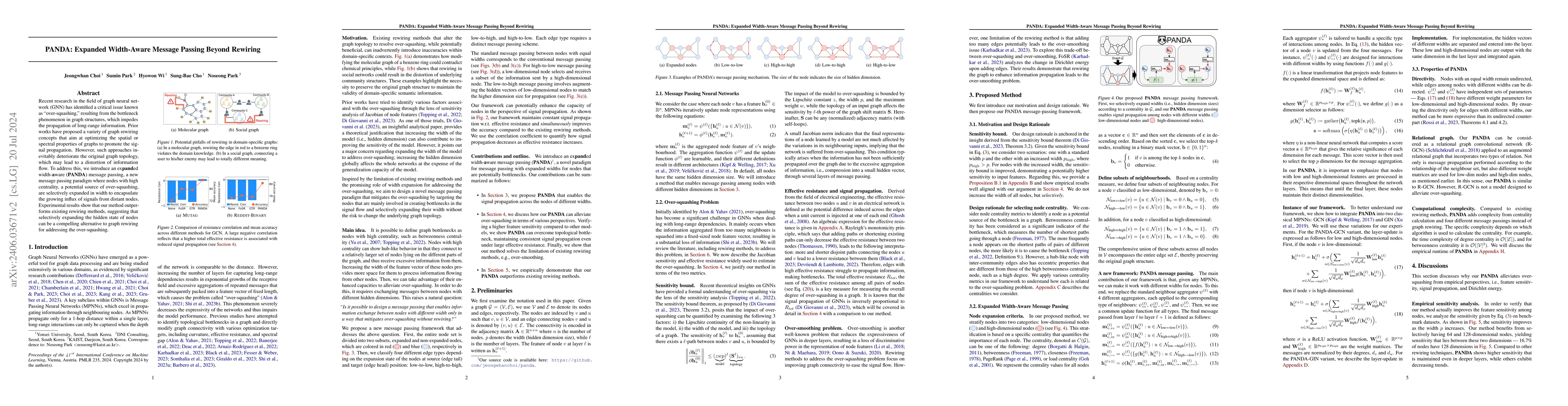 Thumbnail for PANDA: Expanded Width-Aware Message Passing Beyond Rewiring