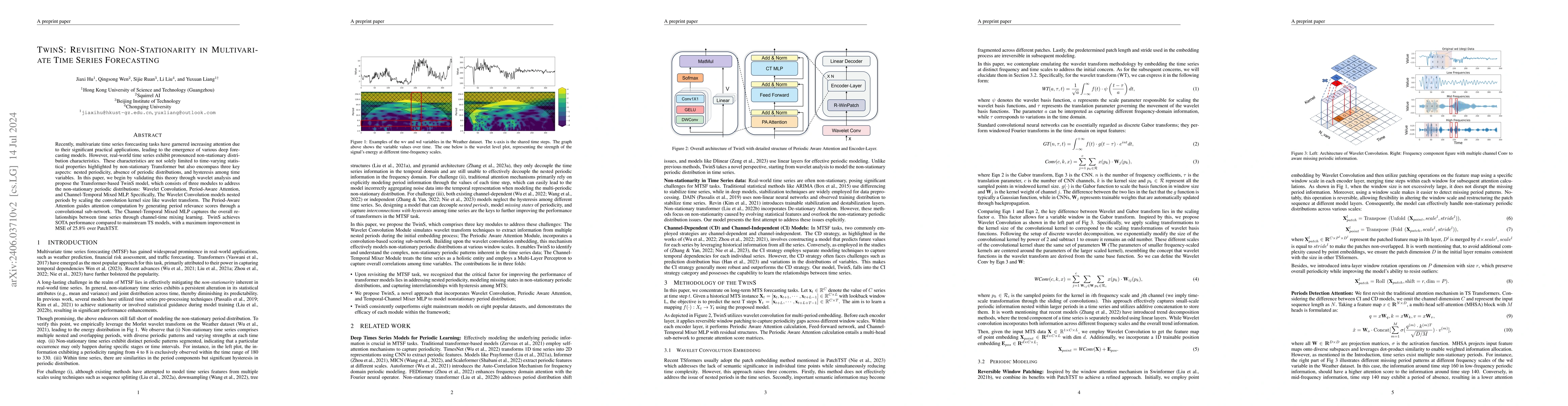Thumbnail for TwinS: Revisiting Non-Stationarity in Multivariate Time Series
  Forecasting