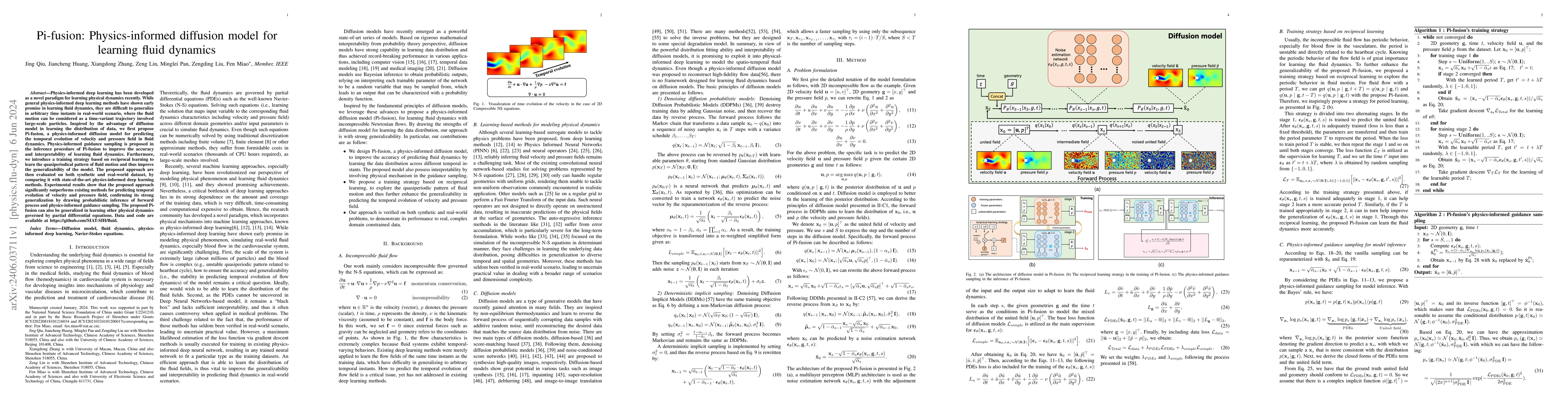 Thumbnail for Pi-fusion: Physics-informed diffusion model for learning fluid dynamics