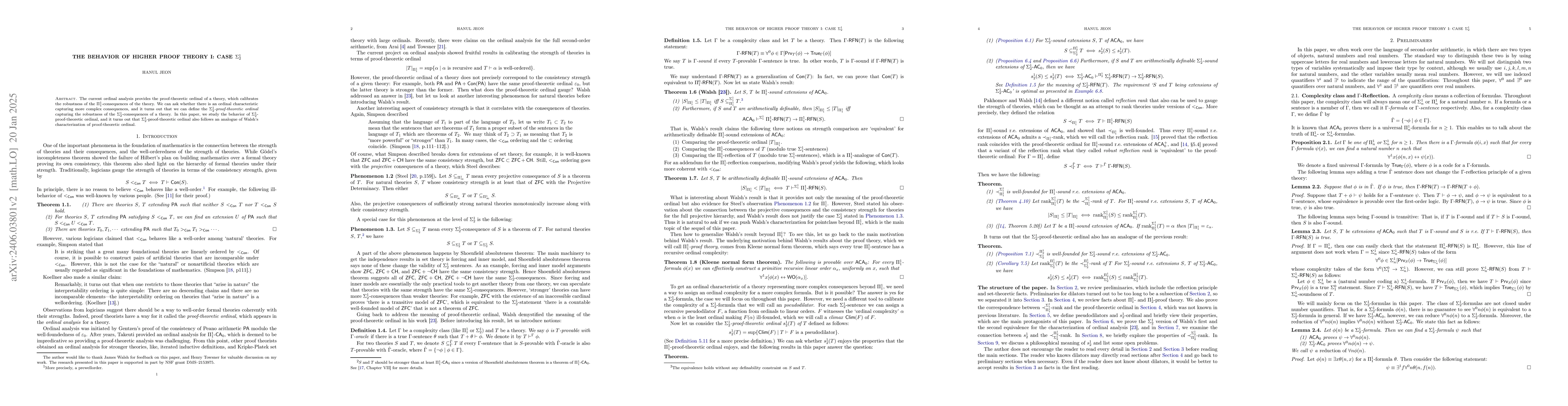 Thumbnail for The behavior of higher proof theory I: Case $\Sigma^1_2$