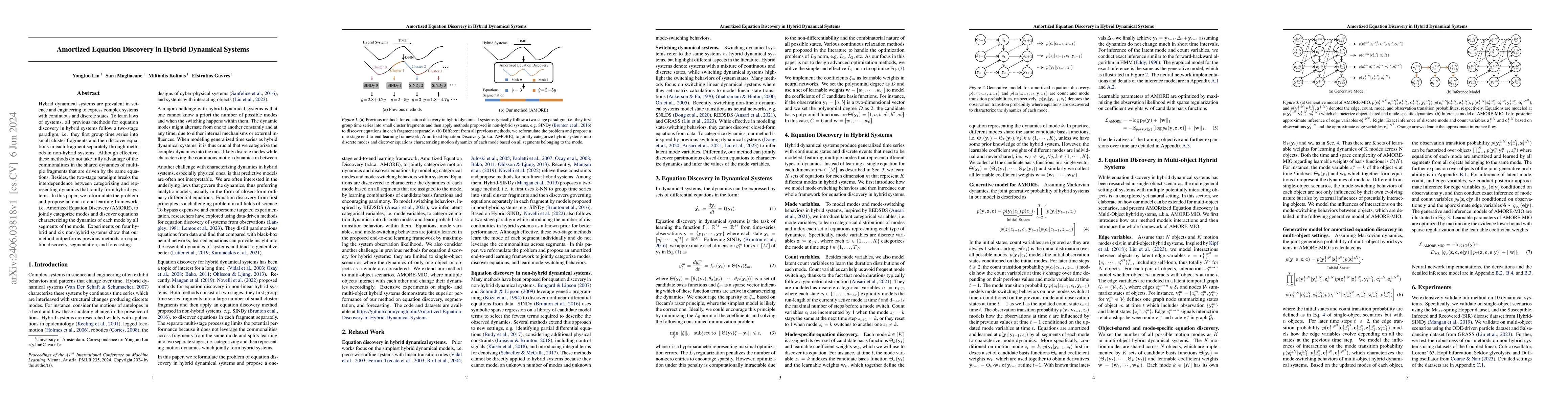 Thumbnail for Amortized Equation Discovery in Hybrid Dynamical Systems