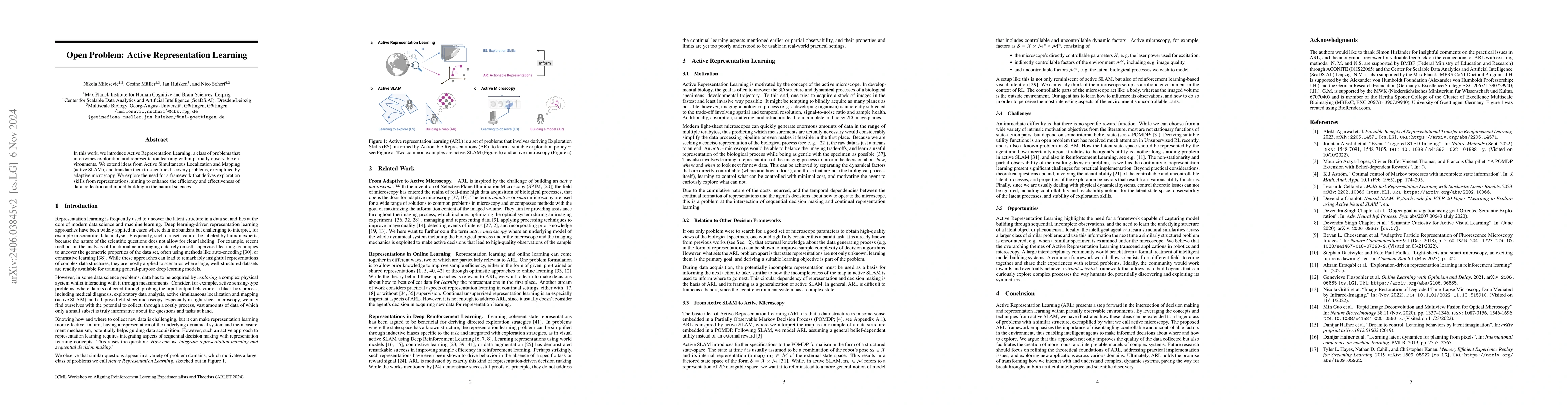 Thumbnail for Open Problem: Active Representation Learning