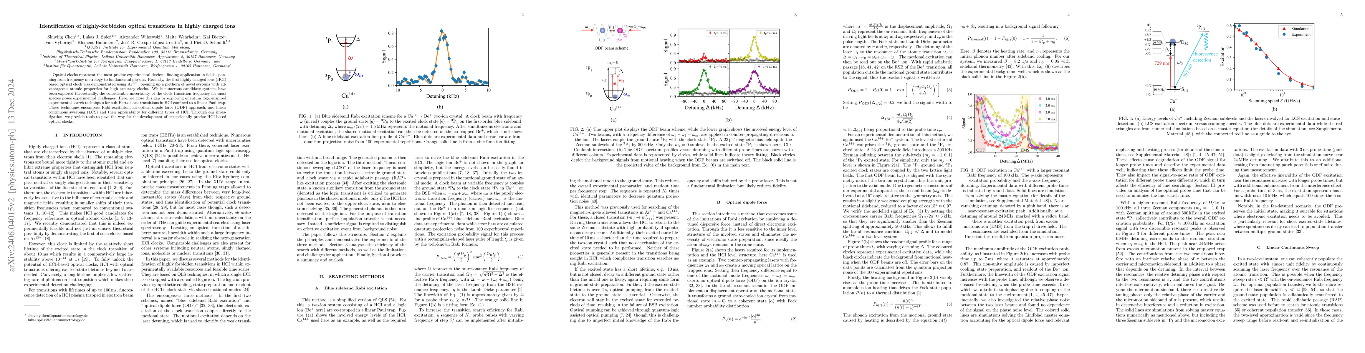 Thumbnail for Identification of highly-forbidden optical transitions in highly charged
  ions