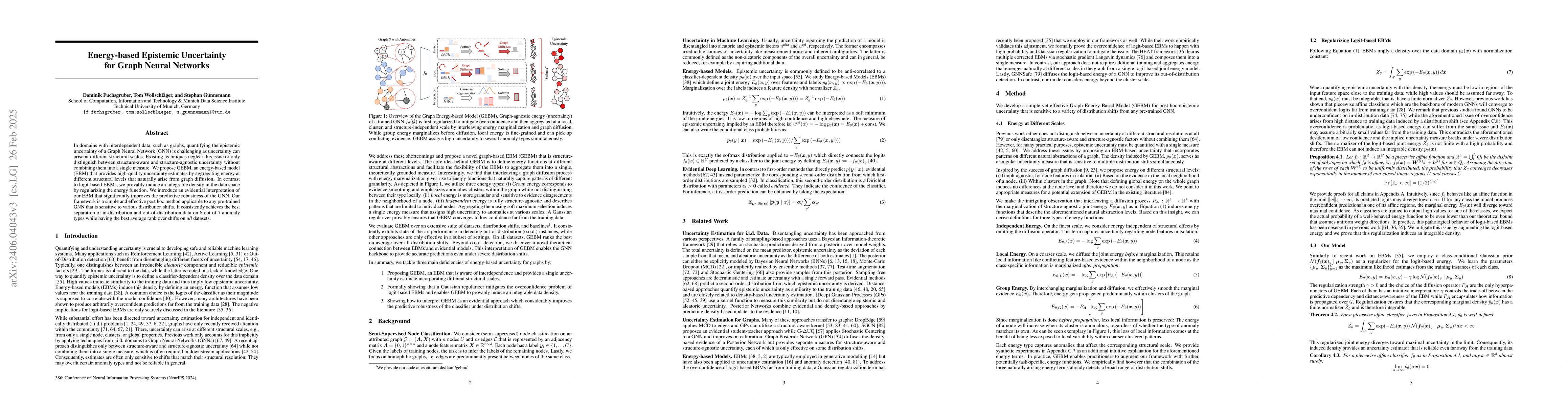 Thumbnail for Energy-based Epistemic Uncertainty for Graph Neural Networks