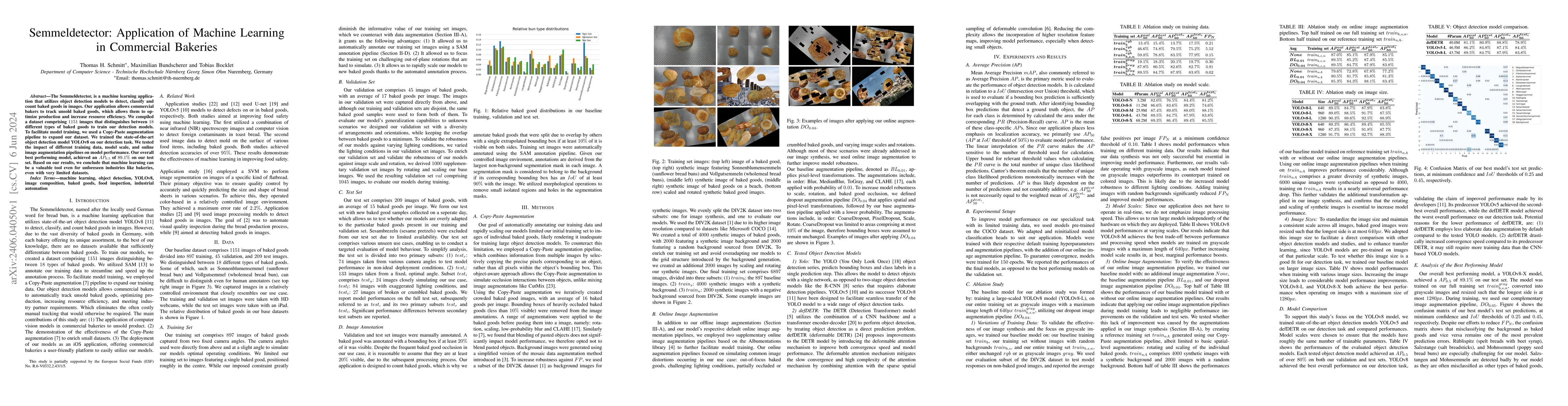 Thumbnail for Semmeldetector: Application of Machine Learning in Commercial Bakeries