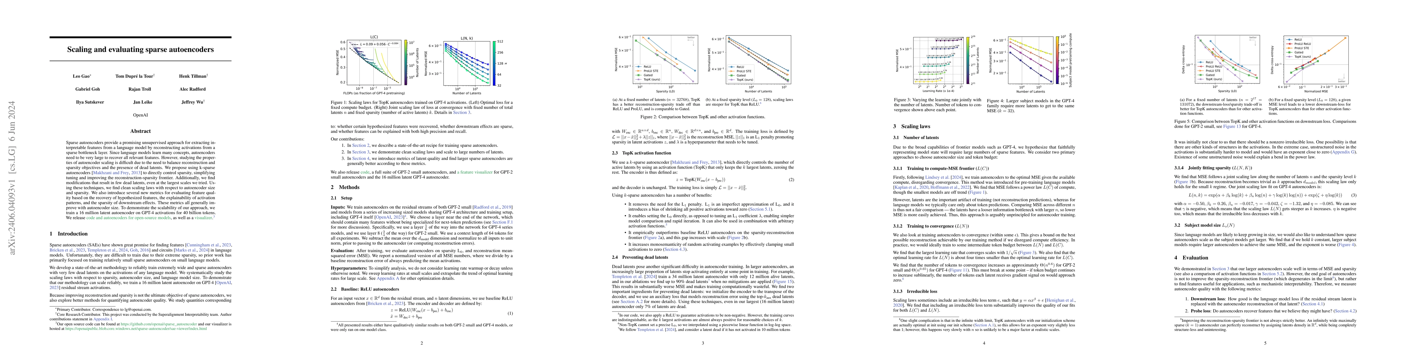 Thumbnail for Scaling and evaluating sparse autoencoders
