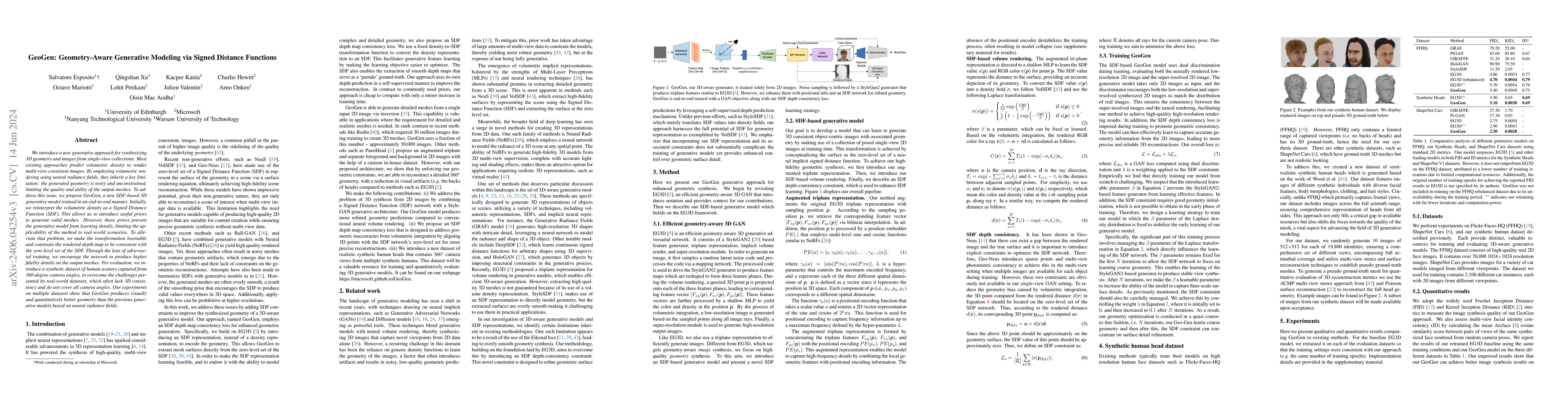 Thumbnail for GeoGen: Geometry-Aware Generative Modeling via Signed Distance Functions