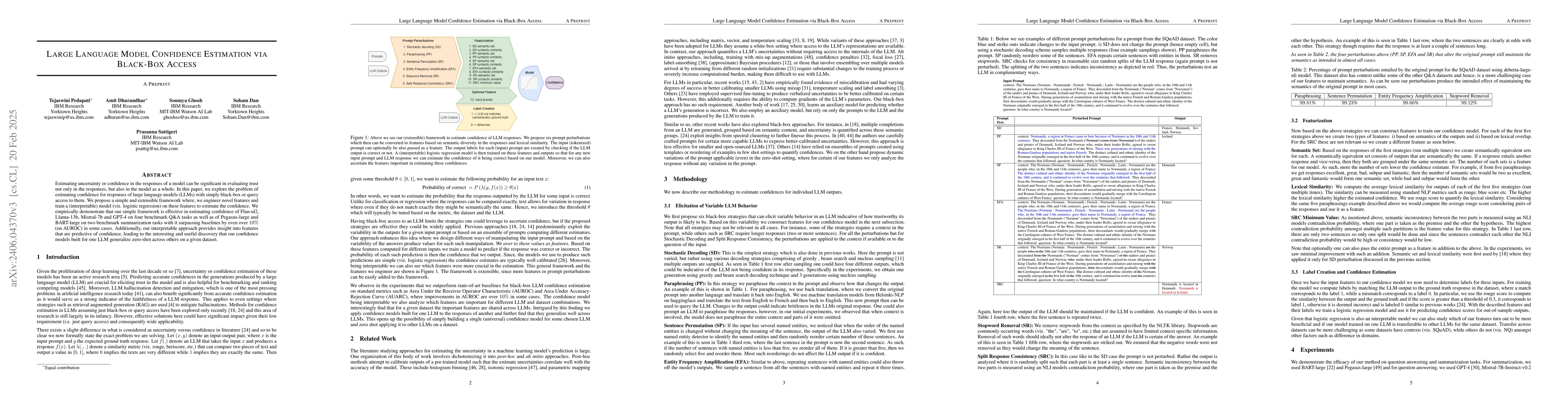 Thumbnail for Large Language Model Confidence Estimation via Black-Box Access