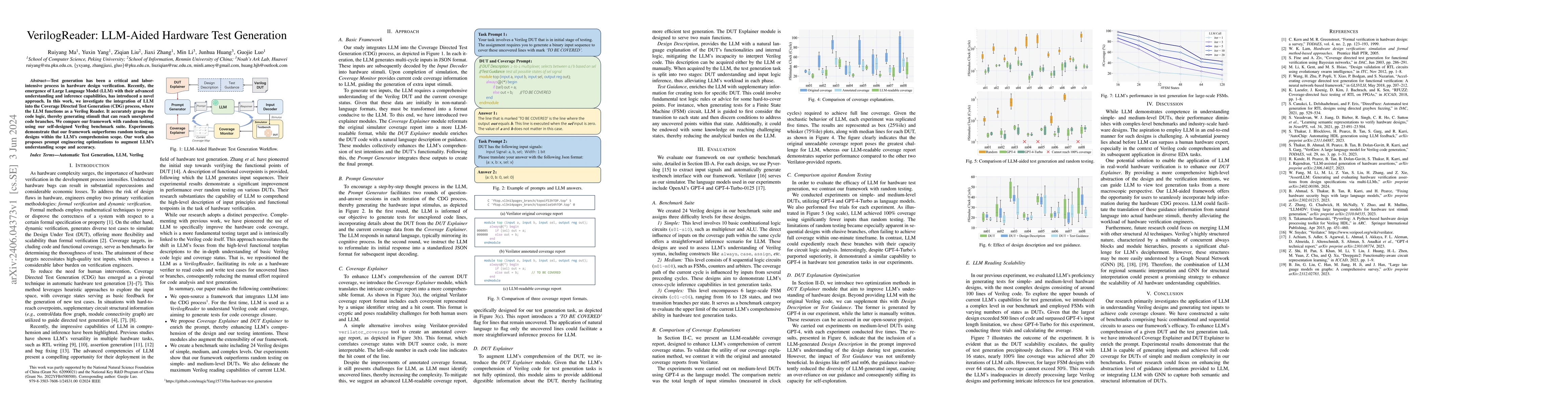 Thumbnail for VerilogReader: LLM-Aided Hardware Test Generation