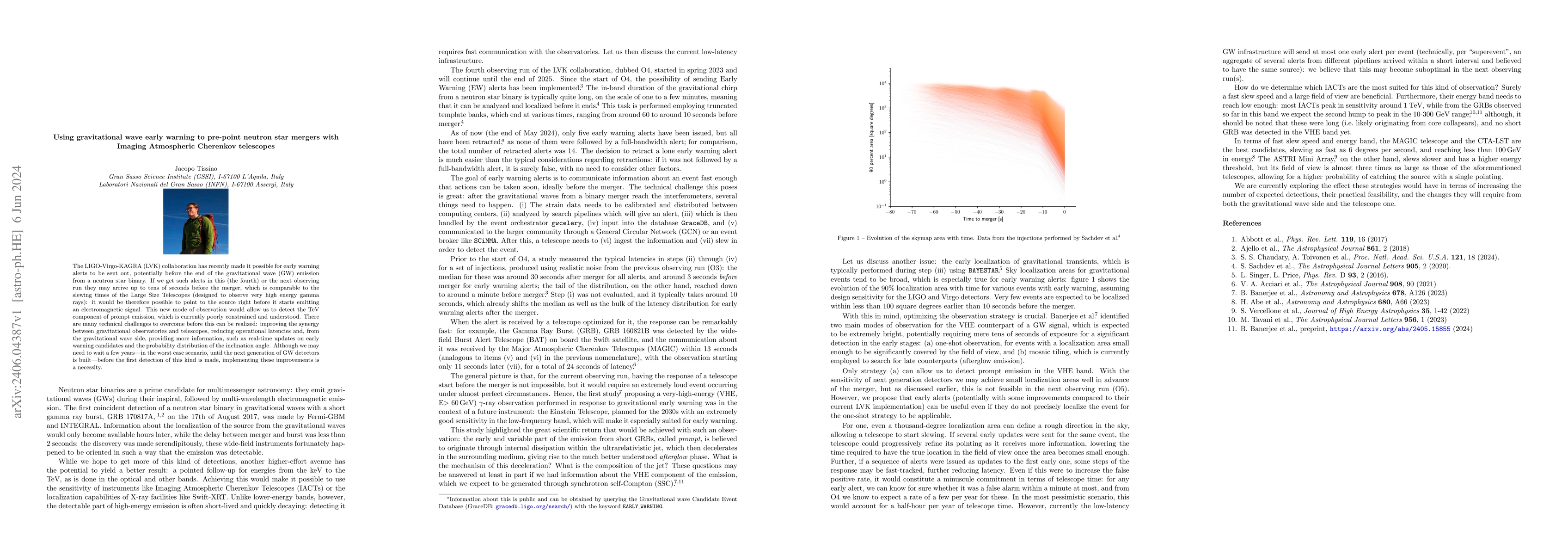 Thumbnail for Using gravitational wave early warning to pre-point neutron star mergers
  with Imaging Atmospheric Cherenkov telescopes