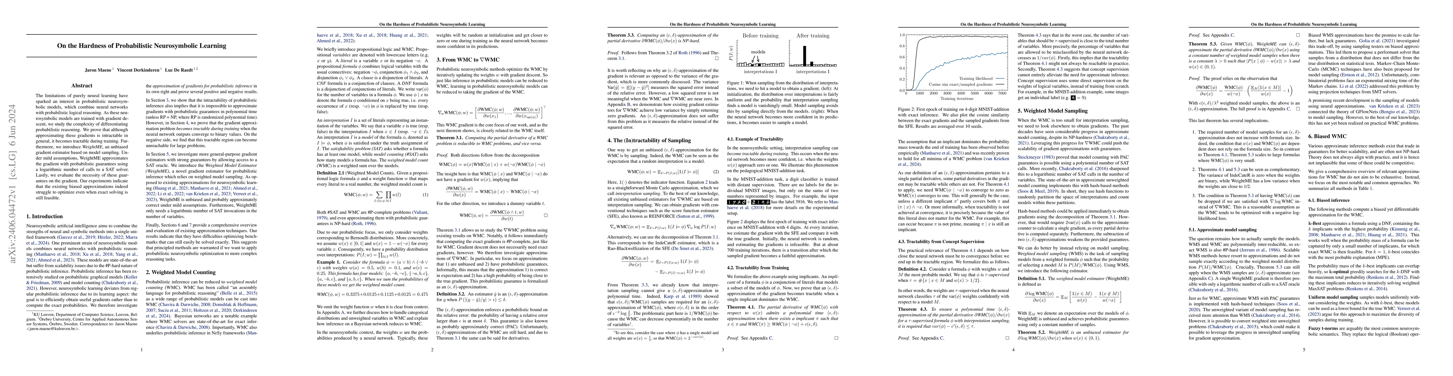 Thumbnail for On the Hardness of Probabilistic Neurosymbolic Learning