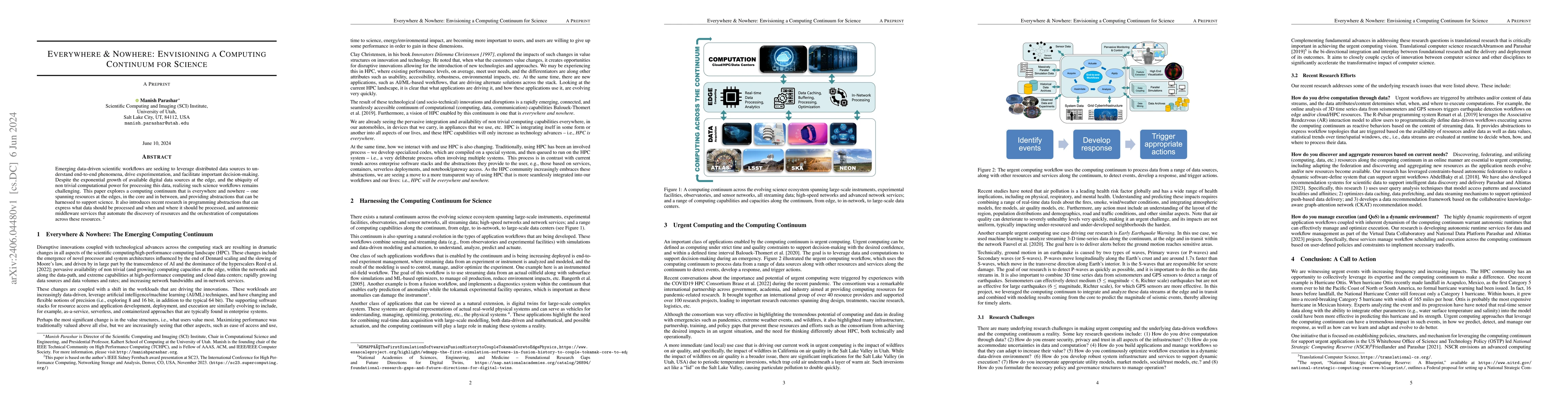 Thumbnail for Everywhere & Nowhere: Envisioning a Computing Continuum for Science