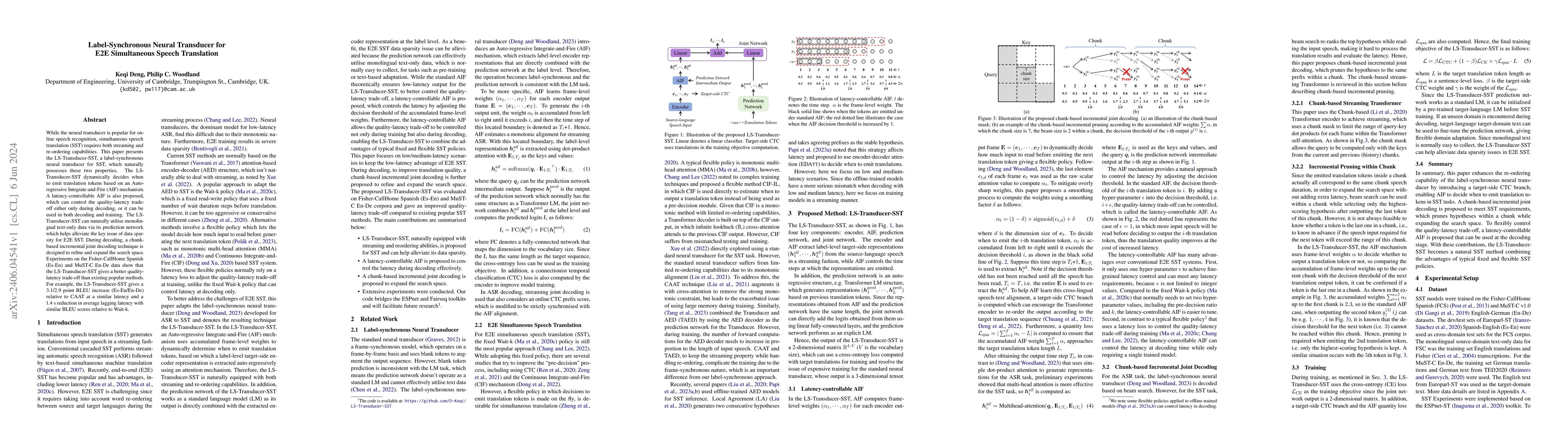 Thumbnail for Label-Synchronous Neural Transducer for E2E Simultaneous Speech
  Translation