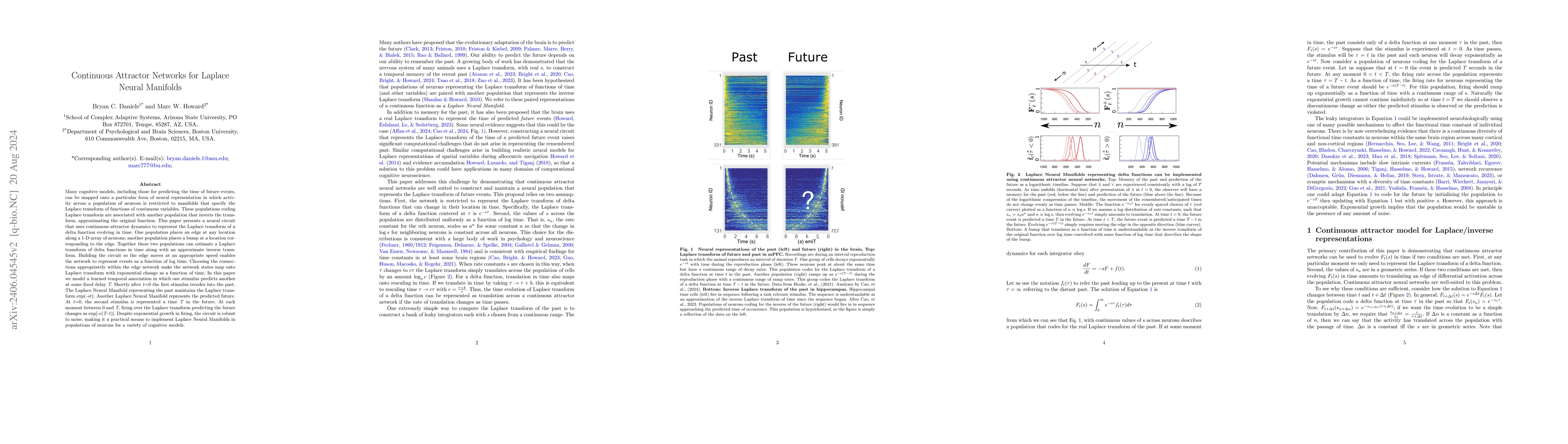 Thumbnail for Continuous Attractor Networks for Laplace Neural Manifolds