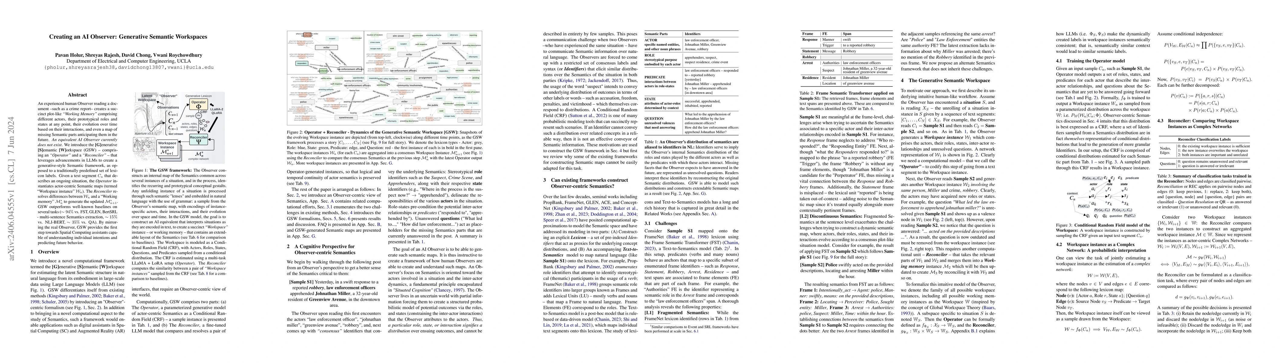 Thumbnail for Creating an AI Observer: Generative Semantic Workspaces