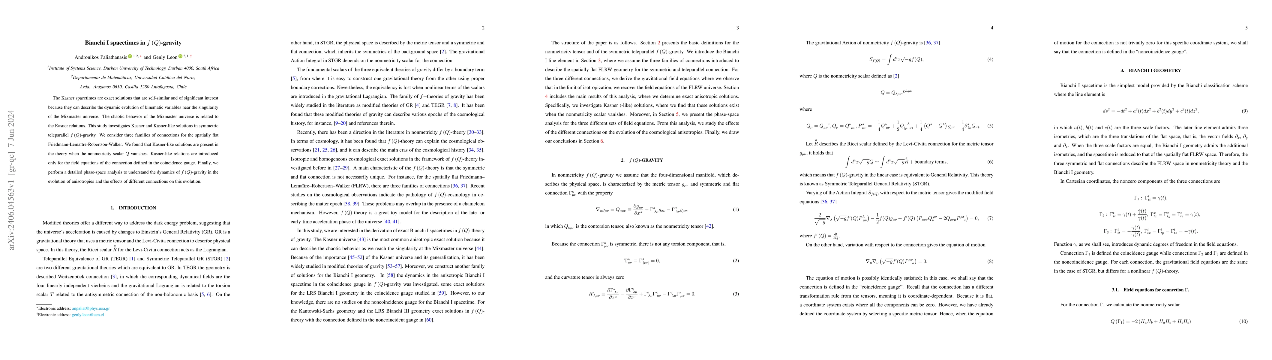 Thumbnail for Bianchi I spacetimes in $f\left(Q\right)$-gravity