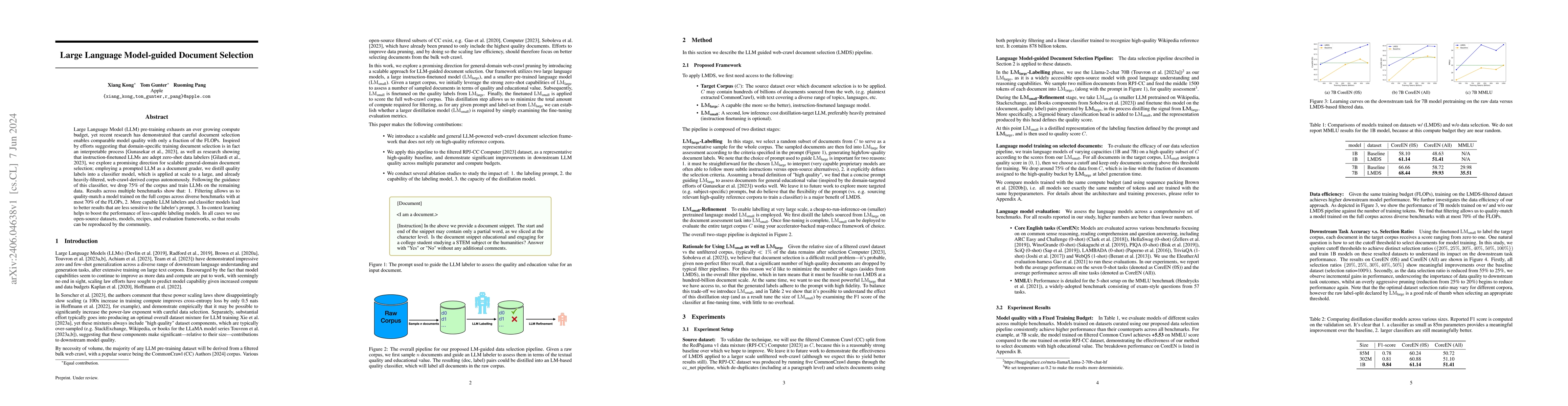 Thumbnail for Large Language Model-guided Document Selection