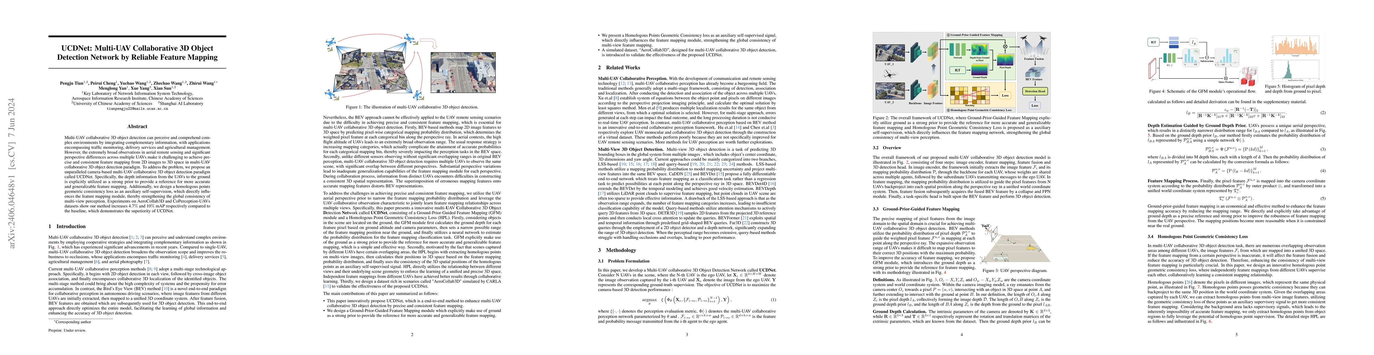 Thumbnail for UCDNet: Multi-UAV Collaborative 3D Object Detection Network by Reliable
  Feature Mapping
