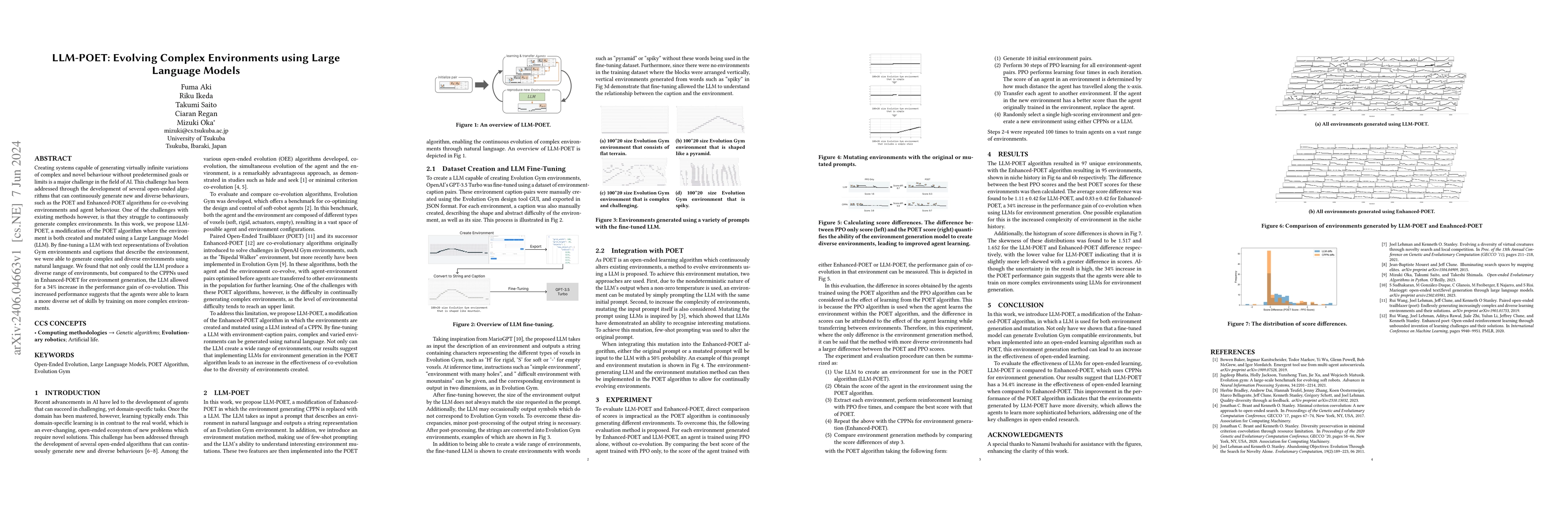 Thumbnail for LLM-POET: Evolving Complex Environments using Large Language Models