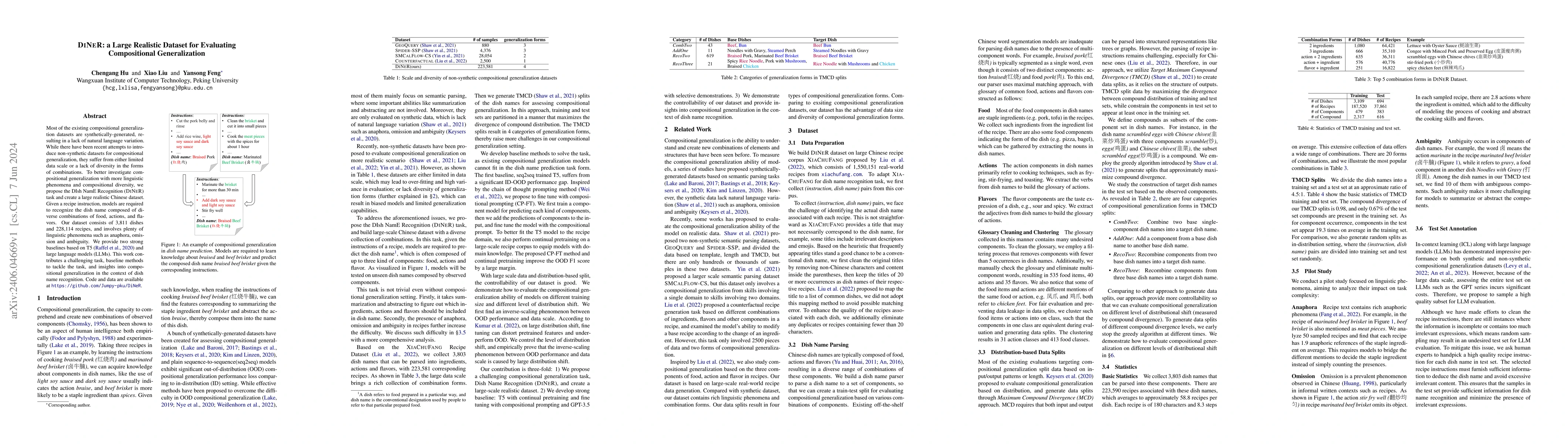 Thumbnail for DiNeR: a Large Realistic Dataset for Evaluating Compositional
  Generalization