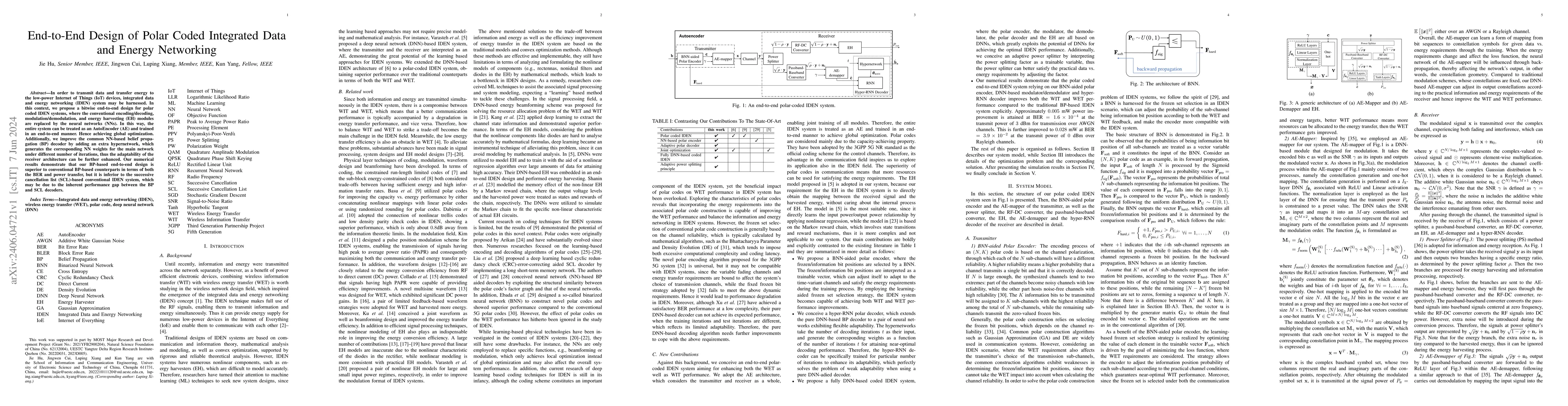 Thumbnail for End-to-End Design of Polar Coded Integrated Data and Energy Networking