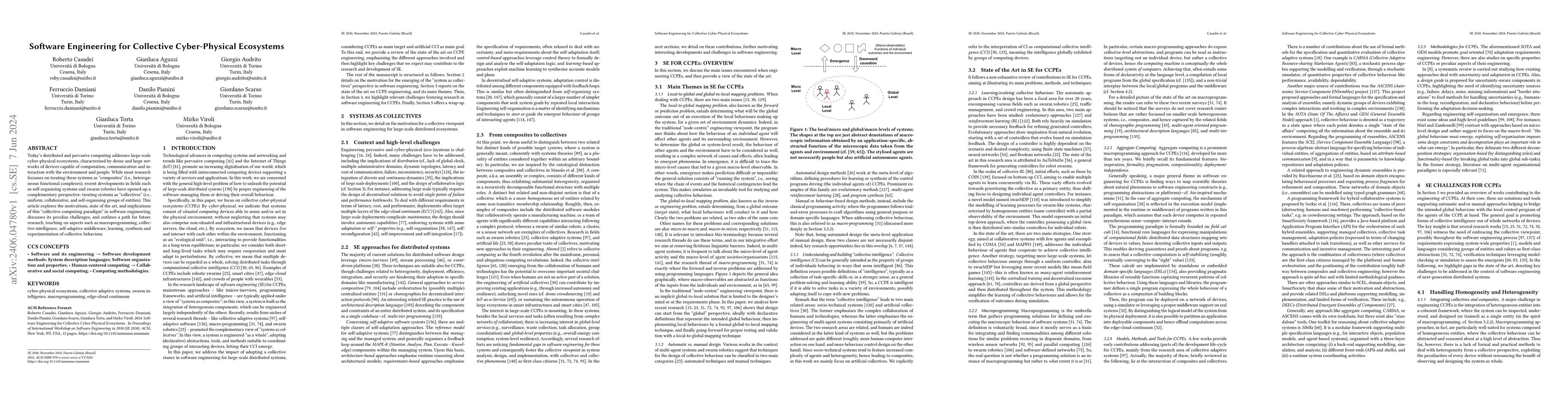 Thumbnail for Software Engineering for Collective Cyber-Physical Ecosystems