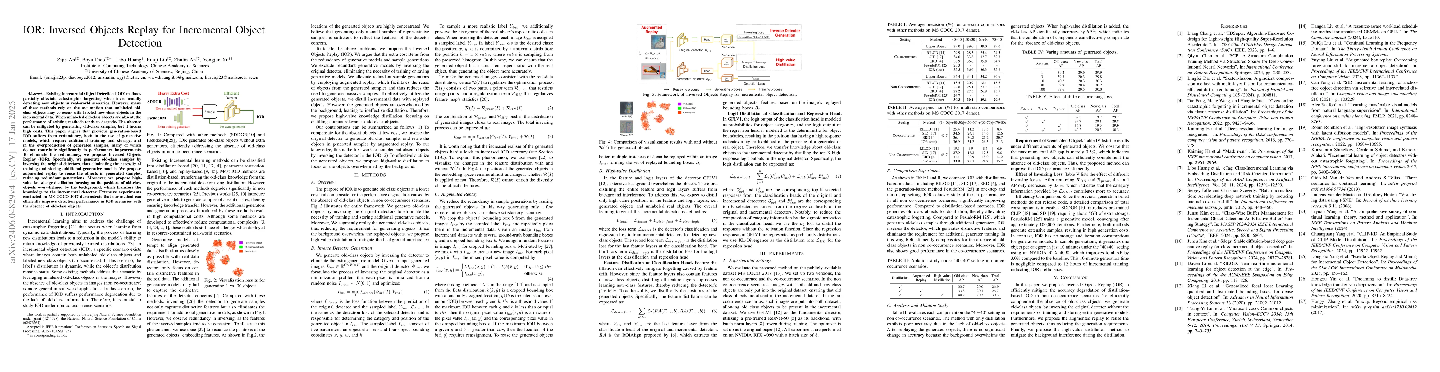 Thumbnail for EGOR: Efficient Generated Objects Replay for incremental object
  detection