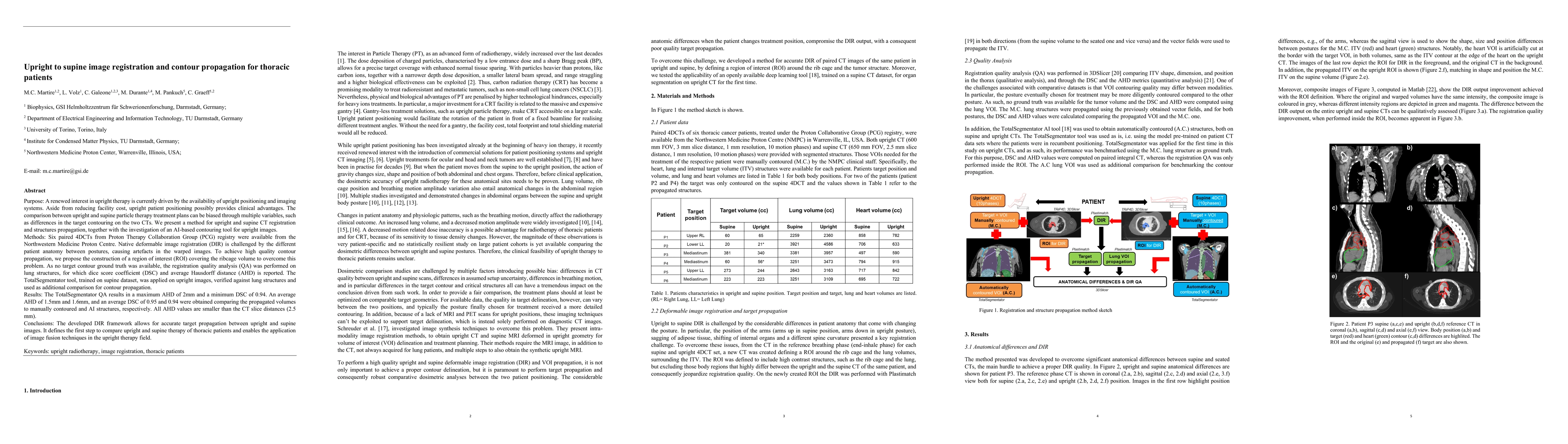 Thumbnail for Upright to supine image registration and contour propagation for
  thoracic patients