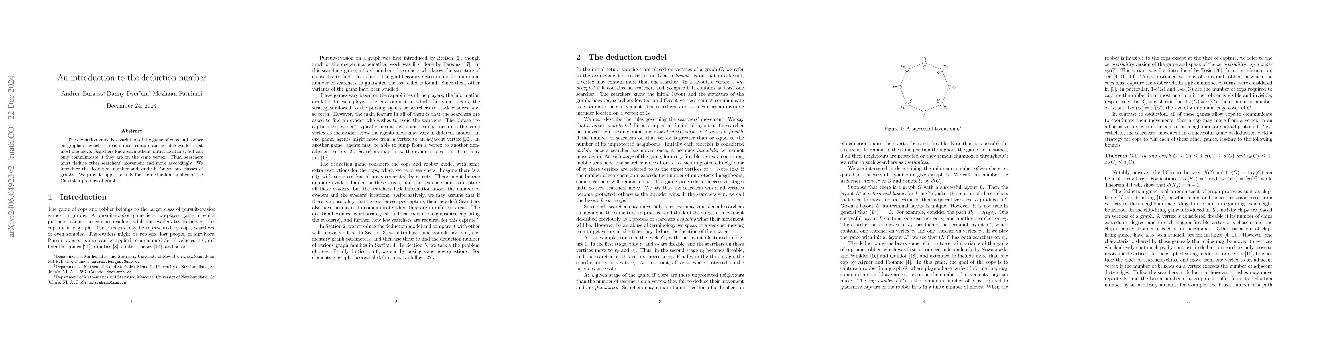 Thumbnail for An introduction to the deduction number