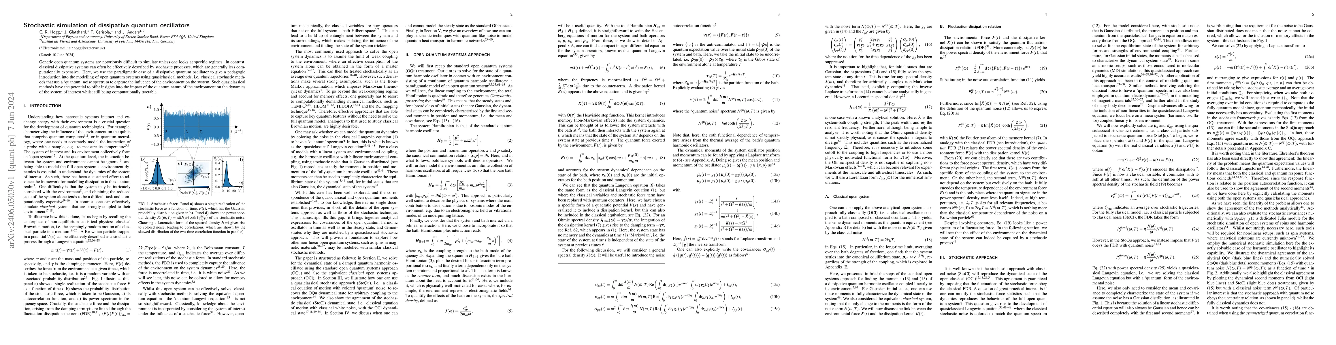 Thumbnail for Stochastic simulation of dissipative quantum oscillators