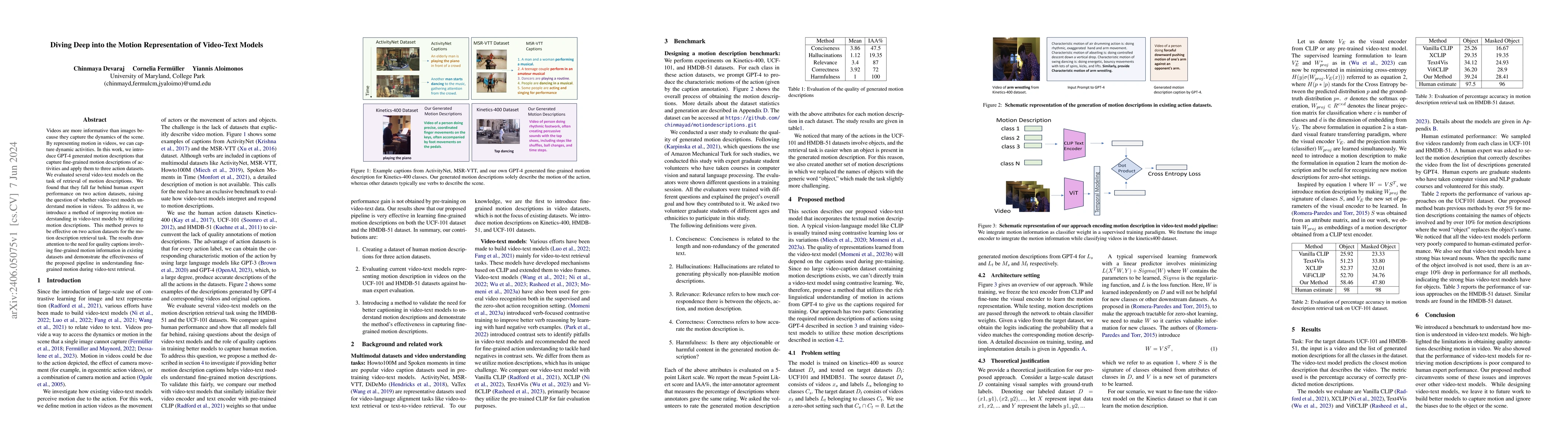 Thumbnail for Diving Deep into the Motion Representation of Video-Text Models