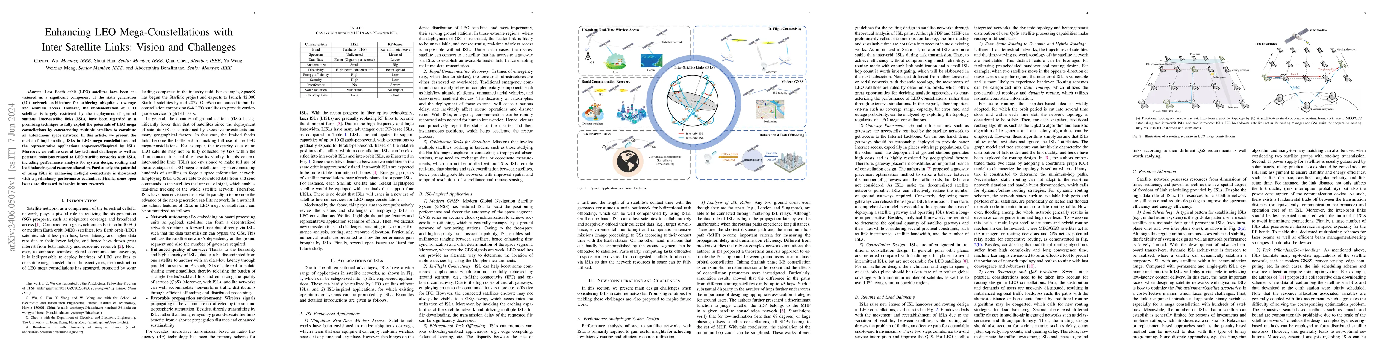 Thumbnail for Enhancing LEO Mega-Constellations with Inter-Satellite Links: Vision and
  Challenges