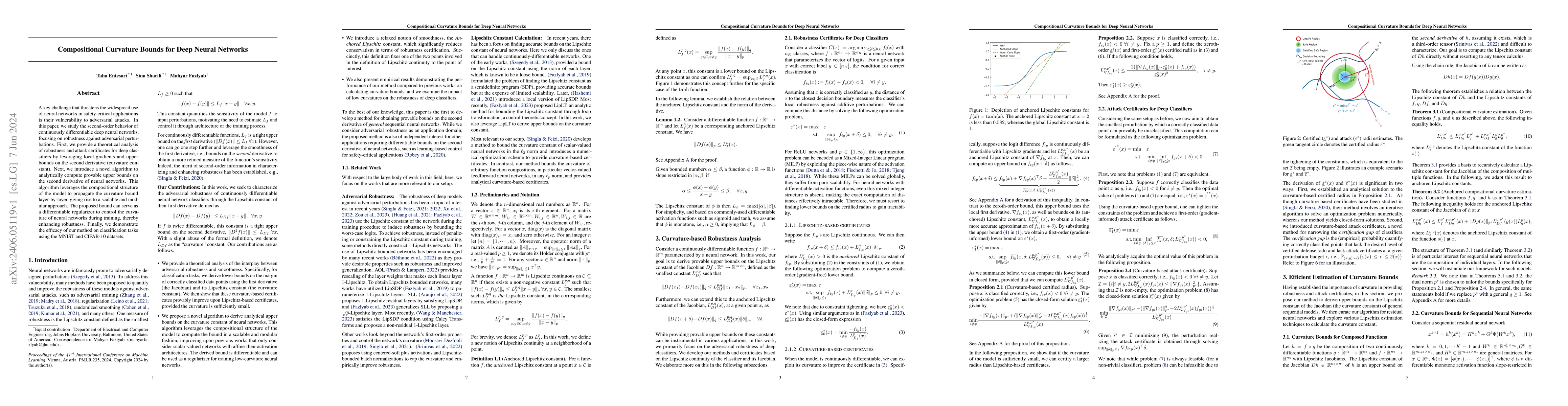 Thumbnail for Compositional Curvature Bounds for Deep Neural Networks