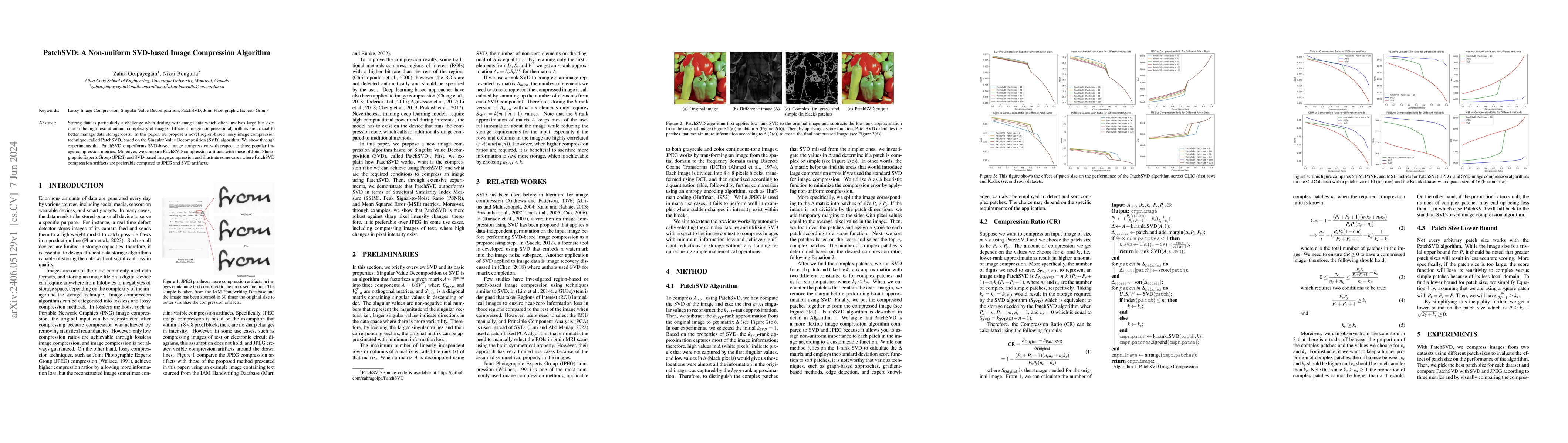 Thumbnail for PatchSVD: A Non-uniform SVD-based Image Compression Algorithm