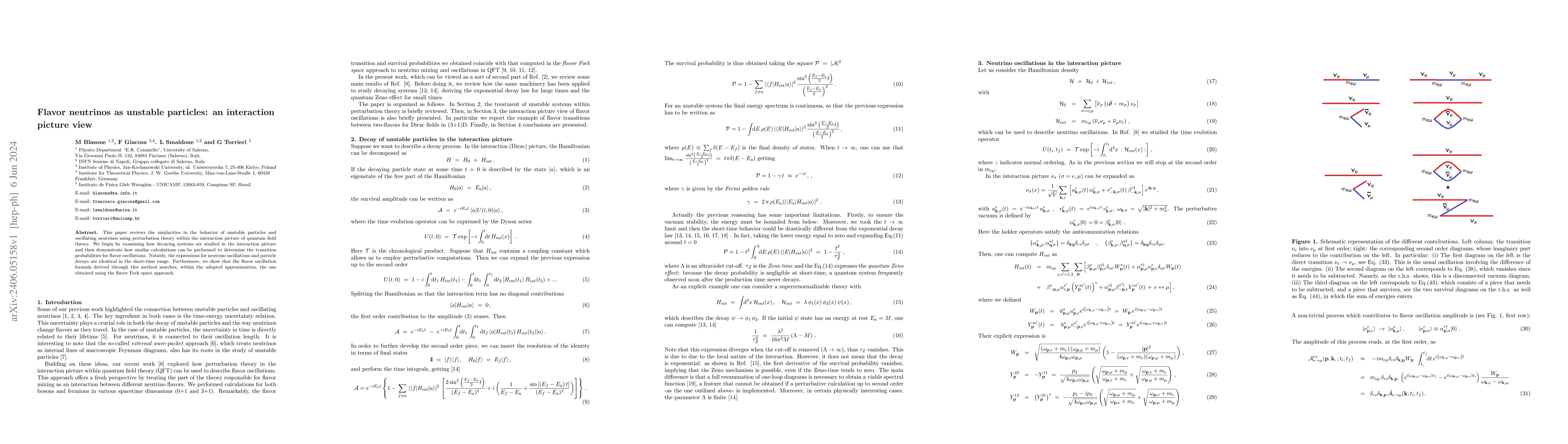 Thumbnail for Flavor neutrinos as unstable particles: an interaction picture view