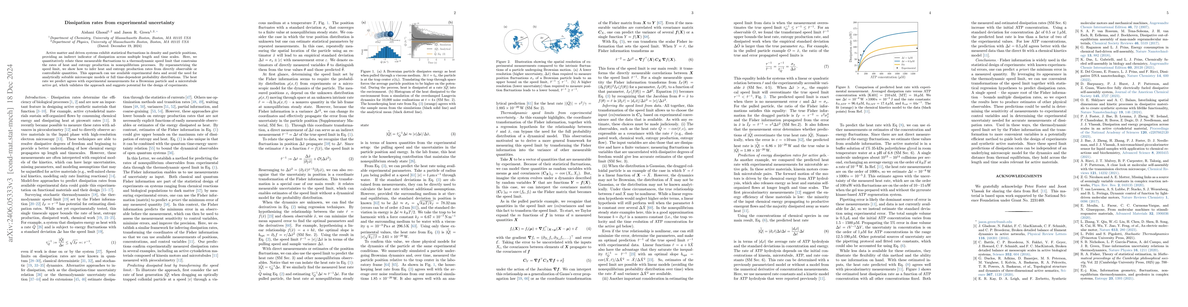Thumbnail for Dissipation rates from experimental uncertainty