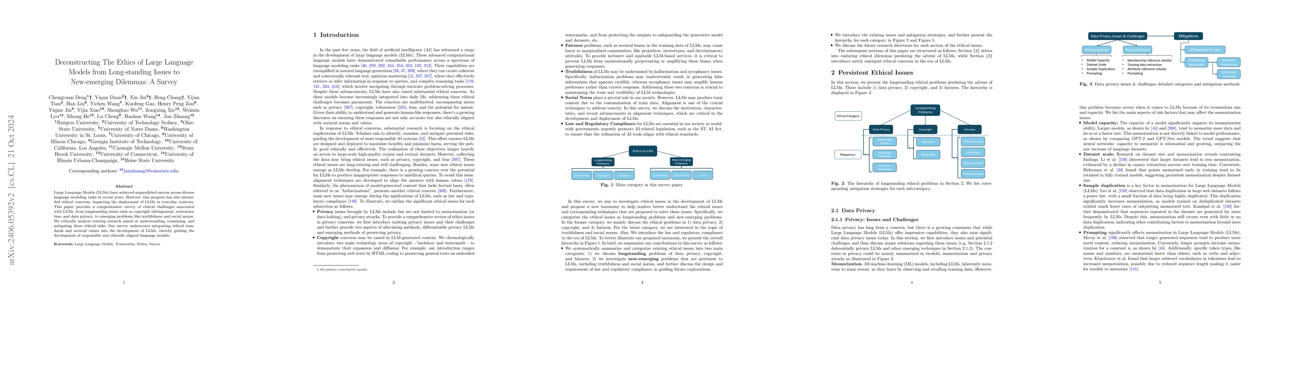 Thumbnail for Deconstructing The Ethics of Large Language Models from Long-standing
  Issues to New-emerging Dilemmas