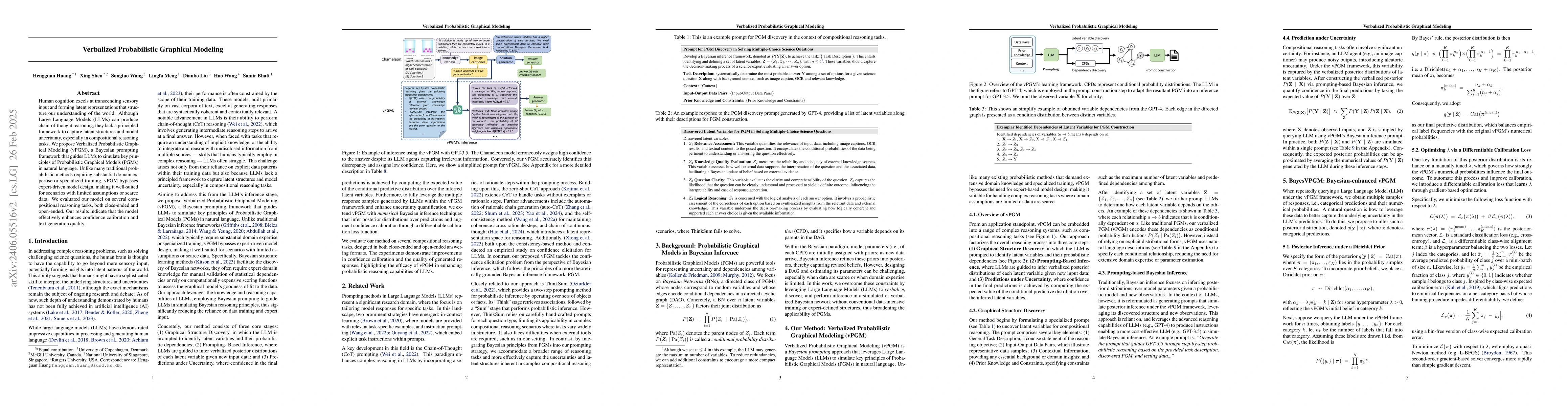 Thumbnail for Verbalized Probabilistic Graphical Modeling with Large Language Models