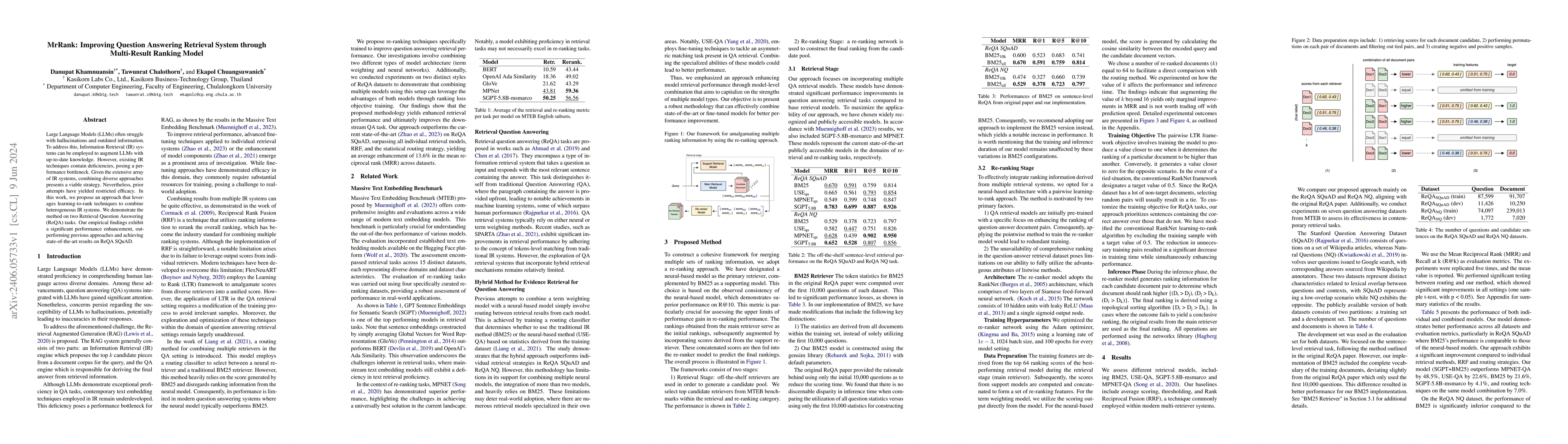 Thumbnail for MrRank: Improving Question Answering Retrieval System through
  Multi-Result Ranking Model