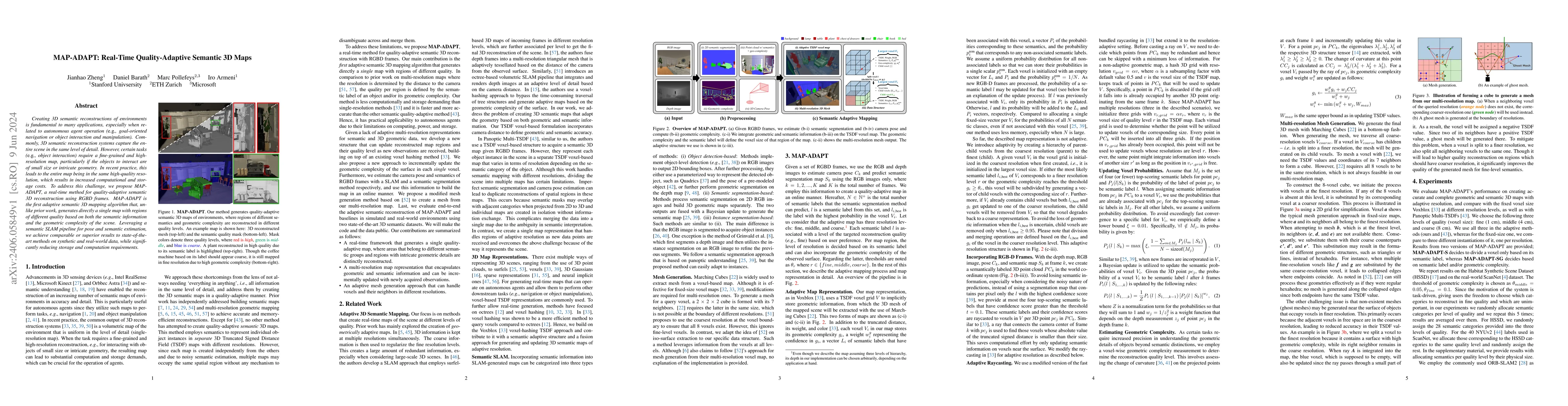 Thumbnail for MAP-ADAPT: Real-Time Quality-Adaptive Semantic 3D Maps