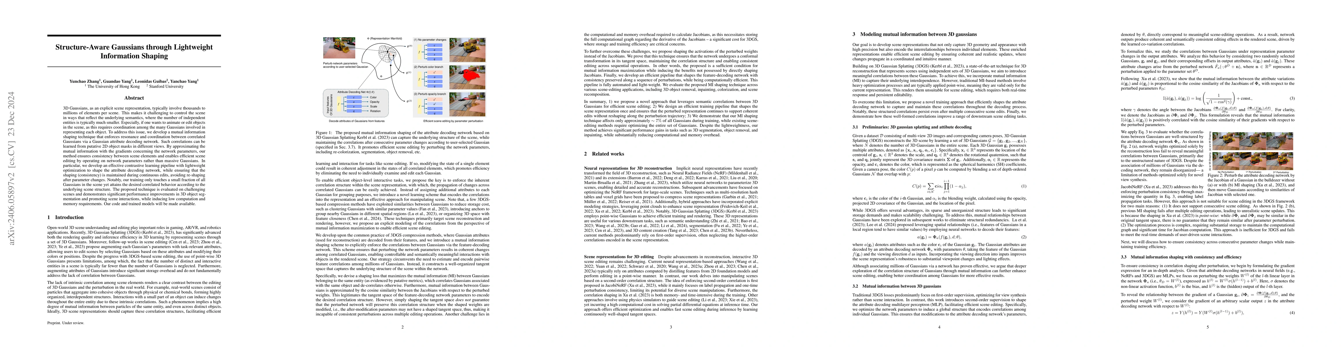 Thumbnail for InfoGaussian: Structure-Aware Dynamic Gaussians through Lightweight
  Information Shaping