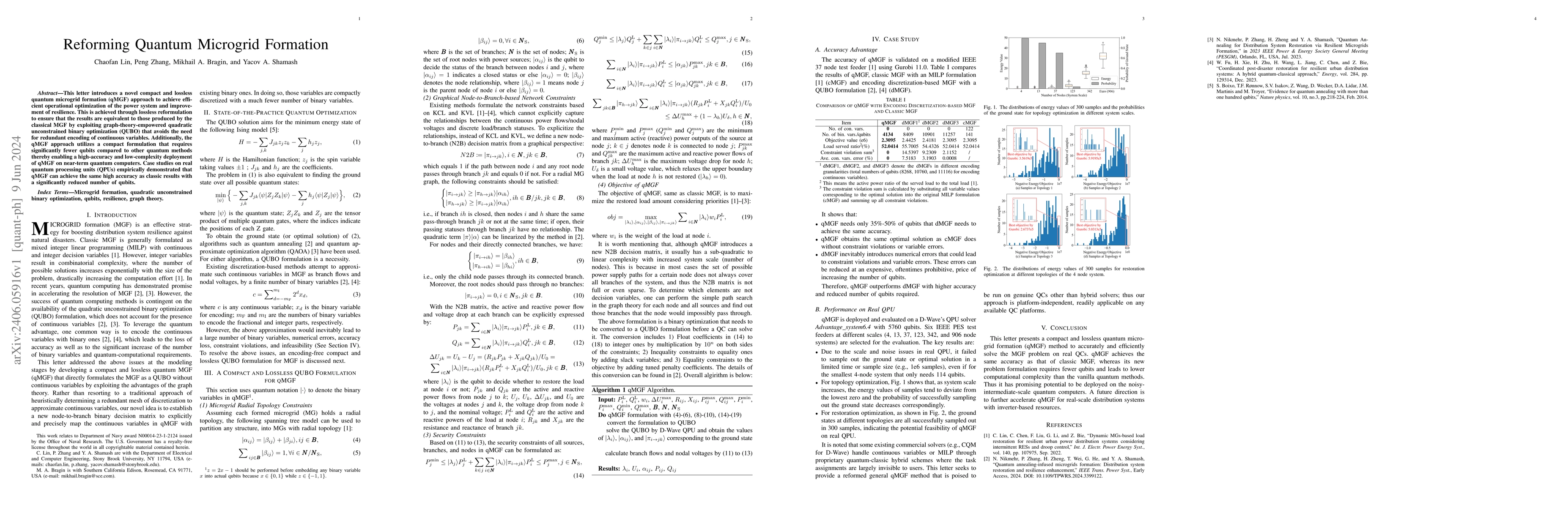 Thumbnail for Reforming Quantum Microgrid Formation