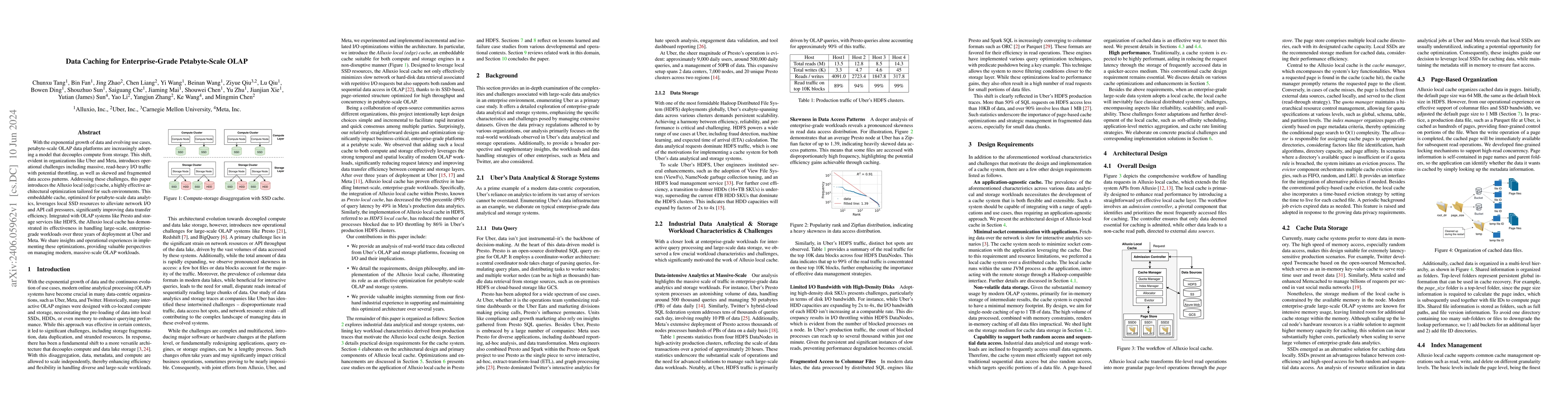 Thumbnail for Data Caching for Enterprise-Grade Petabyte-Scale OLAP